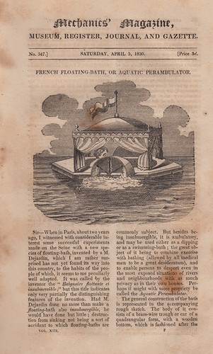 French floating bath or - floating-bath,,