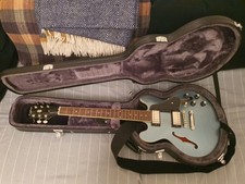 Virtually NEW Epiphone Inspired by Gibson ES-339 Pelham Blue in HARD CASE Guitar
