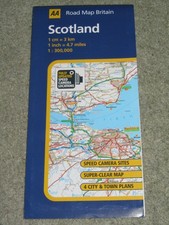 AA Road Map of Scotland -