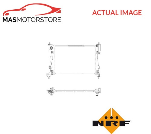 Engine cooling radiator nrf - engine,
