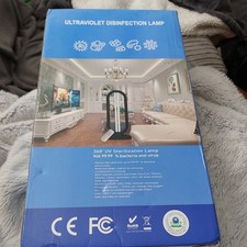 UVC UV Light Ozone Sterilize Germicidal Lamp Home Office Disinfection UK