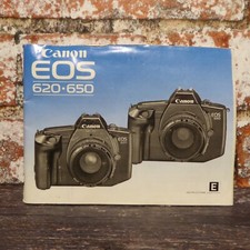 Canon Eos 620/650 Instruction Manual - Original not a copy