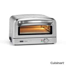 Cuisinart Pizza Oven CPZ120U In Silver - Box Damage - Ref 5646-1-W