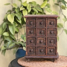 Vintage Wooden Apothecary