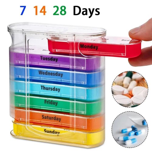 Weekly day pill box 28 - weekly,