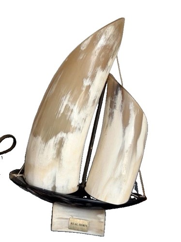 Vintage handmade real horn - handmade,