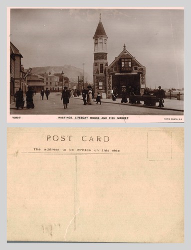 Vintage postcard hastings - vintage,