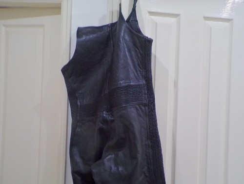 Sportex leather dungarees - leather,