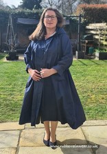 Blue Rubber Full Skirt