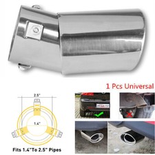 Auto Car Exhaust Pipe Tip Tail Muffler Stainless Steel Replacement Accessories