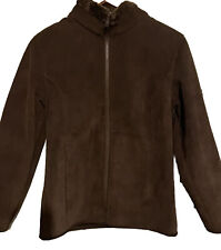 Jack Murphy Brown Cord Jacket Size 10 Fur Lined Vgc