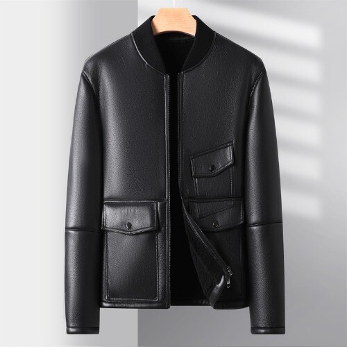 Men sheepskin integrated fur - men's,