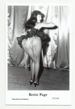BX101) BETTIE PAGE SWIFTSURE PHOTO POSTCARD (333/383) FILMSTAR PIN UP GLAMOR
