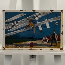 Shell Enamel Sign - 38x25cm