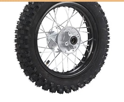 85x12in rear wheel tire with - 1.85x12in,