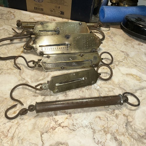 Salter vintage brass - salter, spring