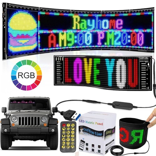 Car rgb led - car, sign