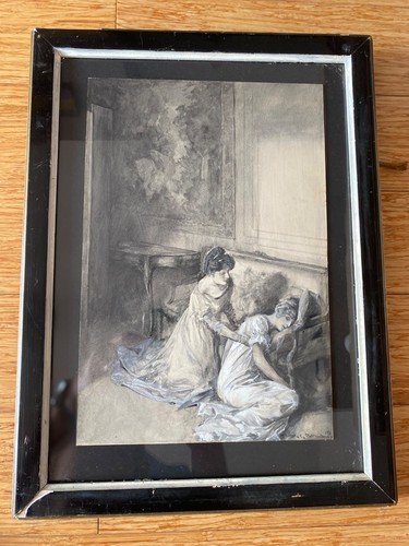 Original signed watercolour - original,