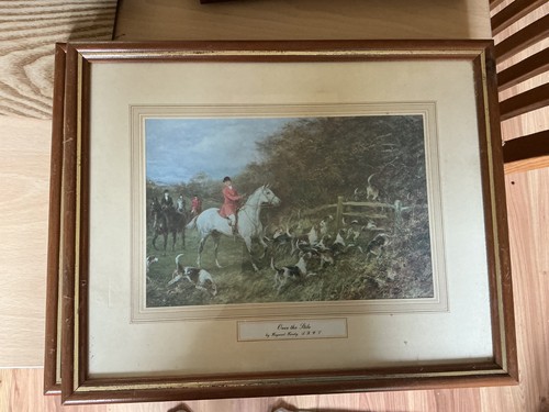 Framed art print titled - a,