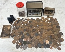 Mixed Job Lot British Copper Coins 