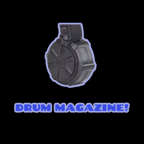 Gel blaster mp5k drum - gel,