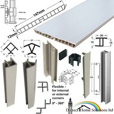 STAINLESS STEEL EFFECT KITCHEN PLINTH PANEL -OPTIONAL ACCESSORIES - FREE 24H DEL