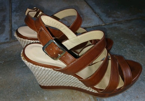 Hobbs high wedge tan - wedge, brown