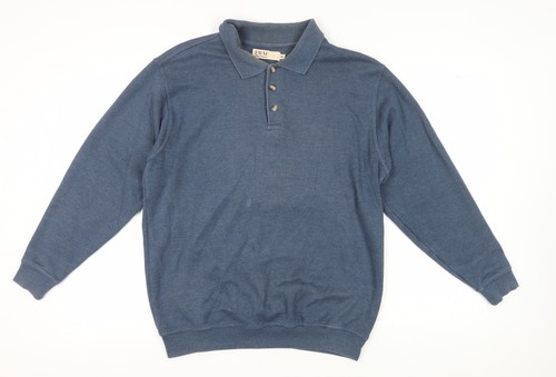 Ewm men blue henley - blue,
