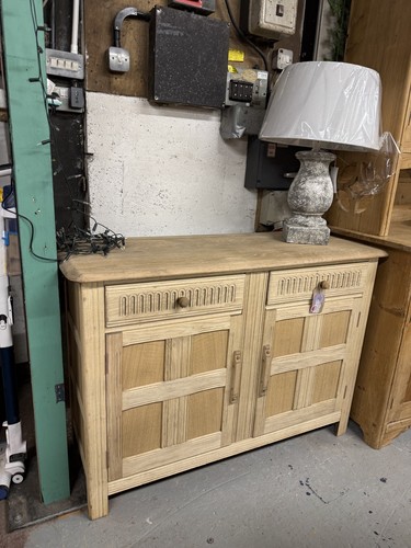 Stripped oak sideboard - stripped,