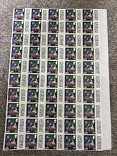 50x 2nd Class Large Letter Stamps All Off Paper •Peel & Stick FV=£77.50 Xmas 5