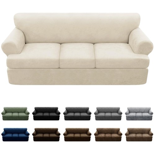 Leather look cushion sofa - look,