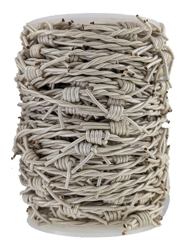 Leather barbed wire cord - leather,