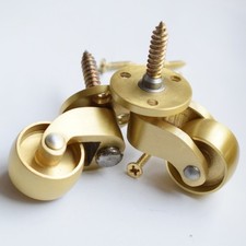 Brass Casters 4pcs Heavy Duty
