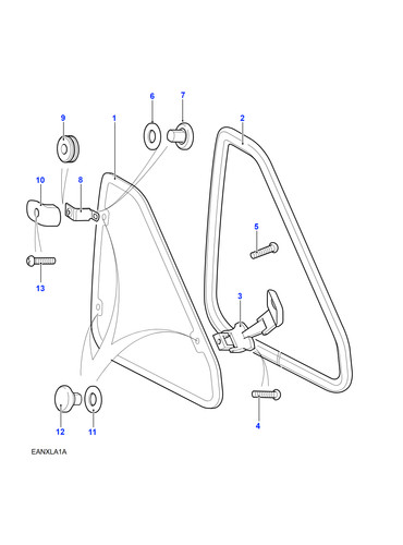 Land rover catch assembly - land,