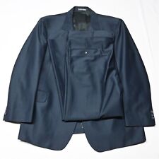 Vtg 70s 46R 42x30 Blue Check