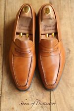 Barker Tan Brown Leather Penny