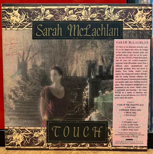 Sarah mclachlan touch vinyl - sarah,