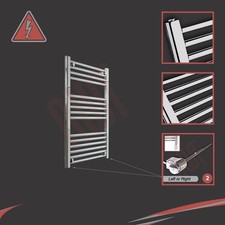 Electric Chrome Towel Rail