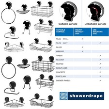 Bathroom Wall Suction Shower