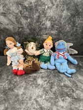 Wizard of Oz Plush Beanies Scarecrow Dorothy Munchkin Monkey Warner Bros 1998 US
