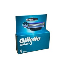 Gillette MACH3 Razor Blade Refill – 1 Cartridge, 3 Blades – Fits All MACH3 Razor
