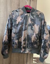 Topshop Camo Bomber Jacket