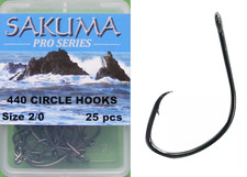 Sakuma 440 Pro Series Circle Hooks - Box of 25 - Sea Coarse Fishing