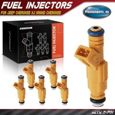 6x Fuel Injectors for Jeep