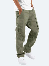 New Mens Elasticated Cargo