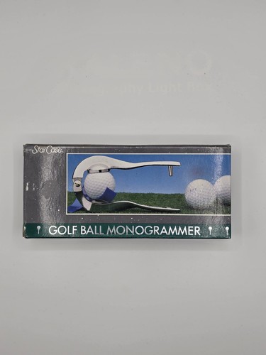 Golf ball monogrammer star - golf,