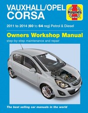 Vauxhall/Opel Corsa petrol & diesel (2011-2014) 60 to 64 Haynes Repair Manual