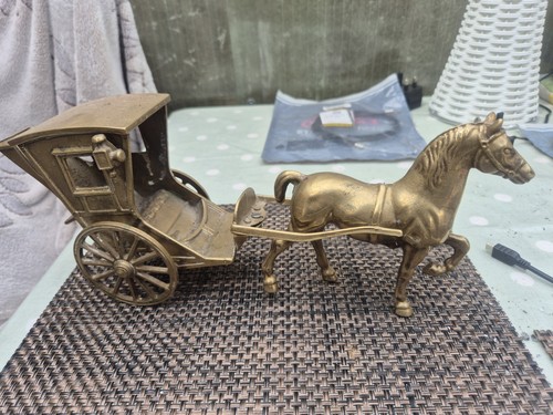 Vintage brass figurine - brass,
