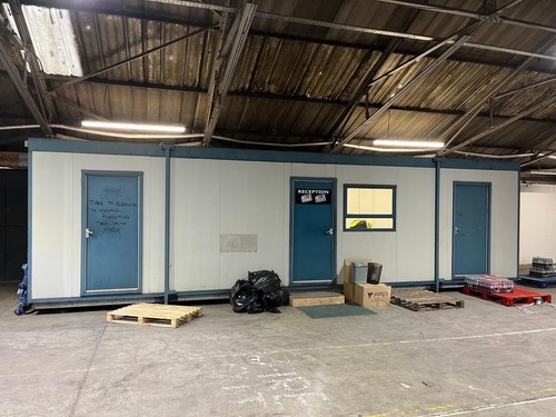 Porta cabin workspace site - cabin,