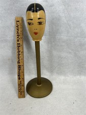 antique hat stand wood lady